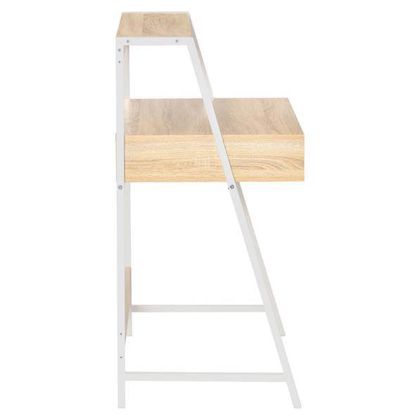 Computer Desk with Drawer - Top-Rated Natural Office Essential