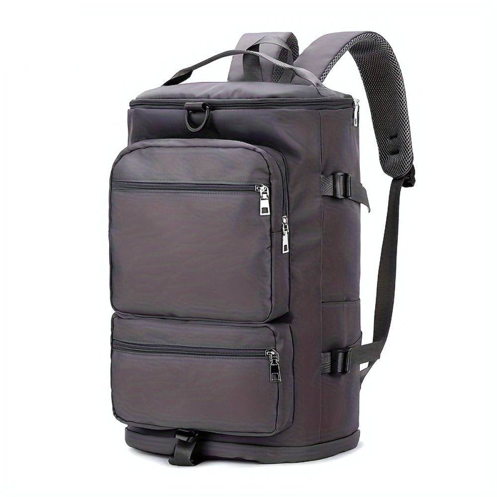 Large Capacity Waterproof Duffel Bag with Dry-Wet Separation, Shoe Compartment, and Adjustable Shoulder Strap for Travel, Sports, and Fitness. Brow Default Title