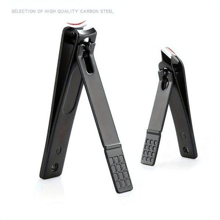 10-Piece Travel-Ready Black Nail Clippers Kit – Top-Rated Grooming Set with Professional Cuticle Nippers & Clippers