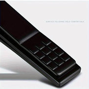 10-Piece Travel-Ready Black Nail Clippers Kit – Top-Rated Grooming Set with Professional Cuticle Nippers & Clippers