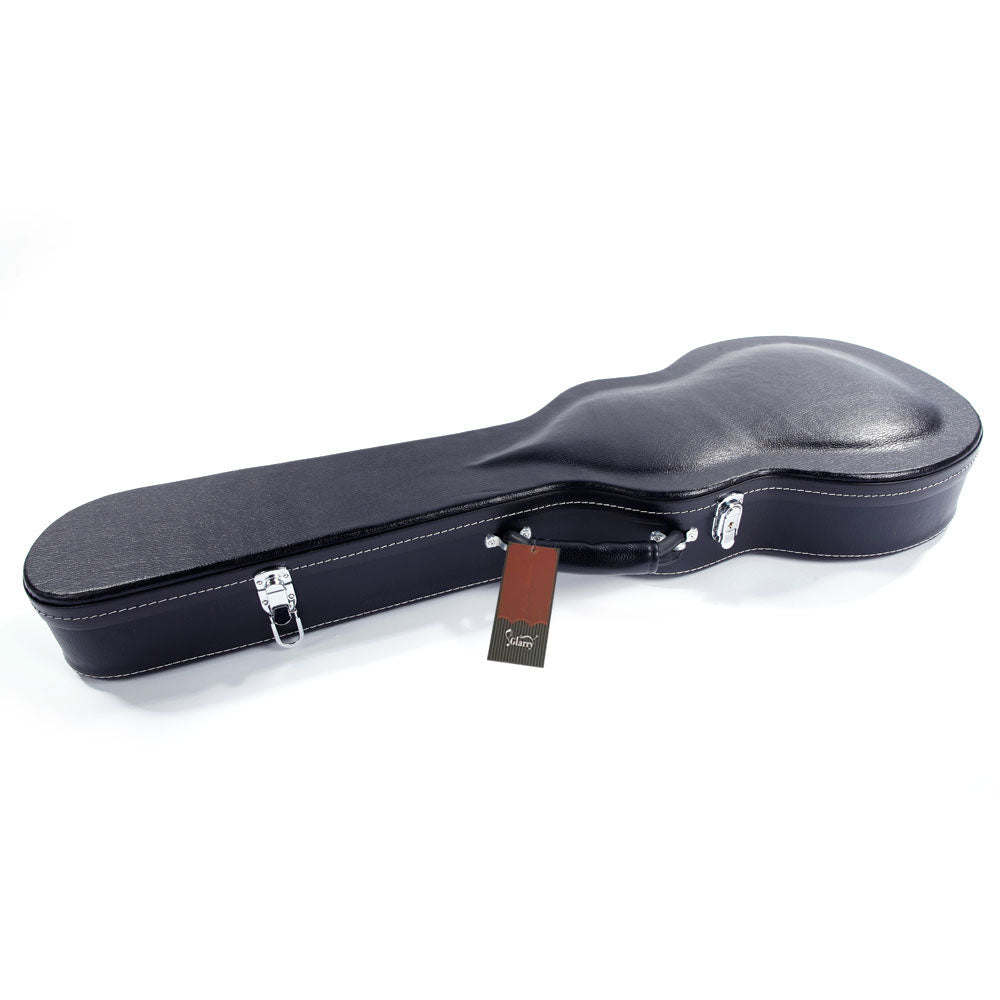 High Grade Electric Guitar Hard Case for GLP Style Electric Guitar Microgroove Bulge Surface Black