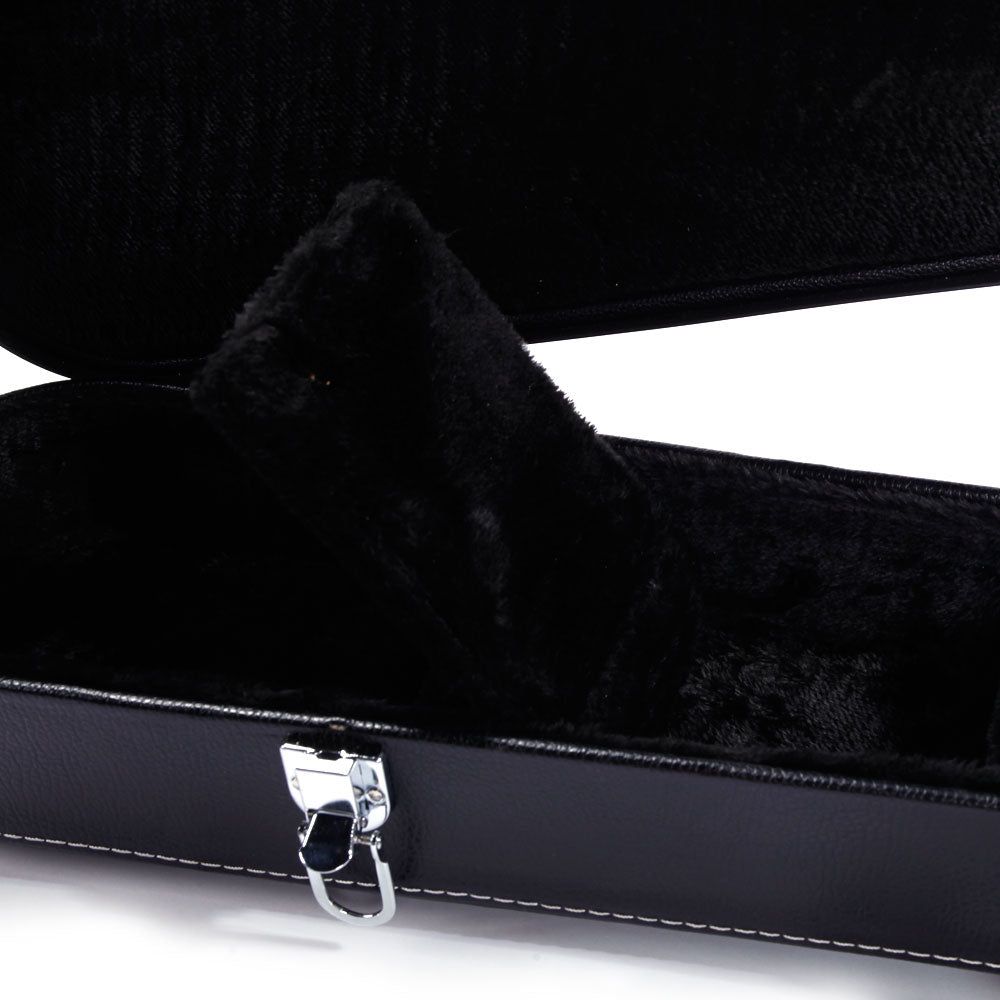 High Grade Electric Guitar Hard Case for GLP Style Electric Guitar Microgroove Bulge Surface Black