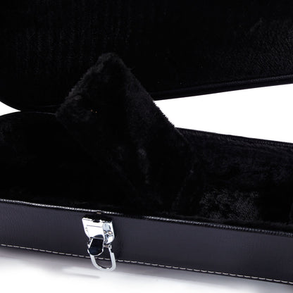 High Grade Electric Guitar Hard Case for GLP Style Electric Guitar Microgroove Bulge Surface Black