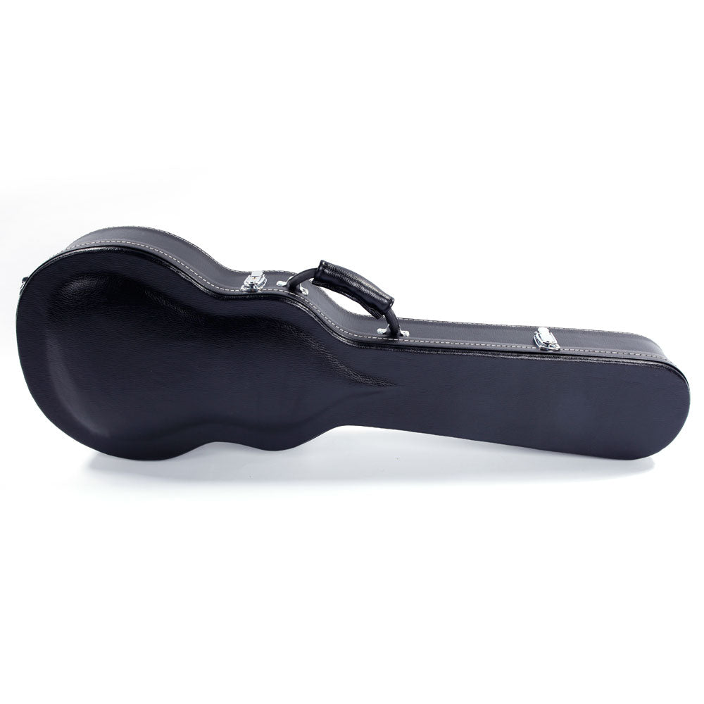 High Grade Electric Guitar Hard Case for GLP Style Electric Guitar Microgroove Bulge Surface Black
