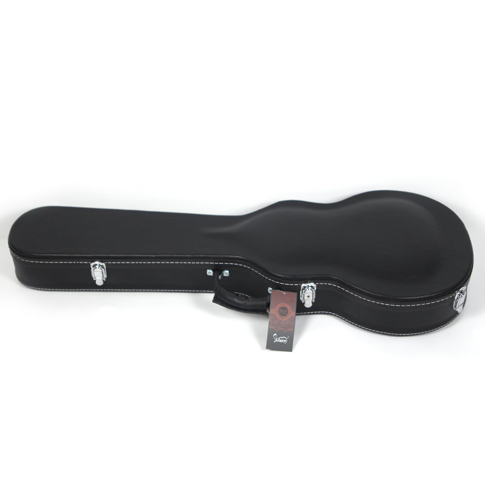 High Grade Electric Guitar Hard Case for GLP Style Electric Guitar Microgroove Bulge Surface Black