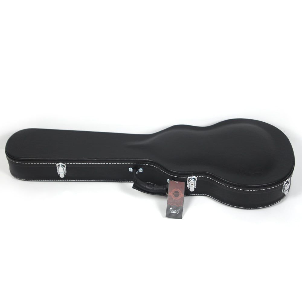 High Grade Electric Guitar Hard Case for GLP Style Electric Guitar Microgroove Bulge Surface Black