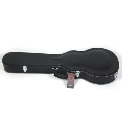 High Grade Electric Guitar Hard Case for GLP Style Electric Guitar Microgroove Bulge Surface Black