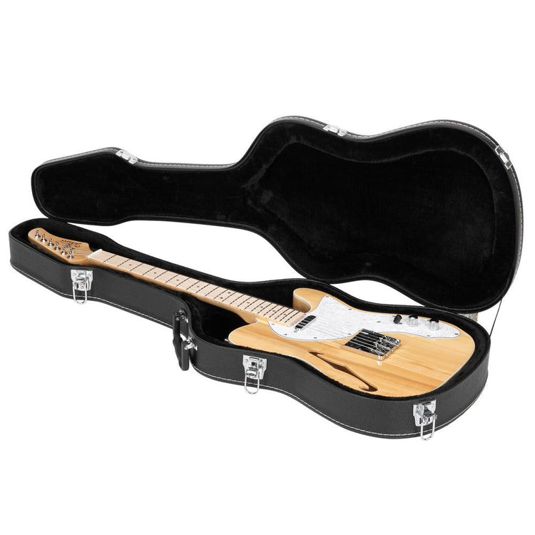 Hard-Shell Electric Guitar Case Flat Surface Black suit for GST, GTL