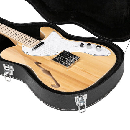 Hard-Shell Electric Guitar Case Flat Surface Black suit for GST, GTL