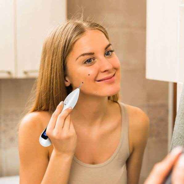 2 PCS Top-Rated Skin Tag Repair Kit - Portable, User-Friendly, USB Charging with Adjustable LCD & 12 Replaceable Needles