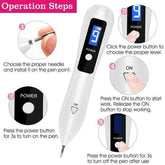 2 PCS Top-Rated Skin Tag Repair Kit - Portable, User-Friendly, USB Charging with Adjustable LCD & 12 Replaceable Needles