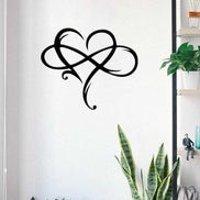Eternal Love Heart Metal Wall Decor