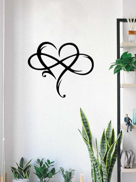 Eternal Love Heart Metal Wall Decor