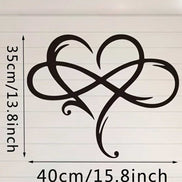 Eternal Love Heart Metal Wall Decor