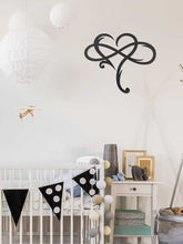 Infinity Heart Metal Wall Decoration