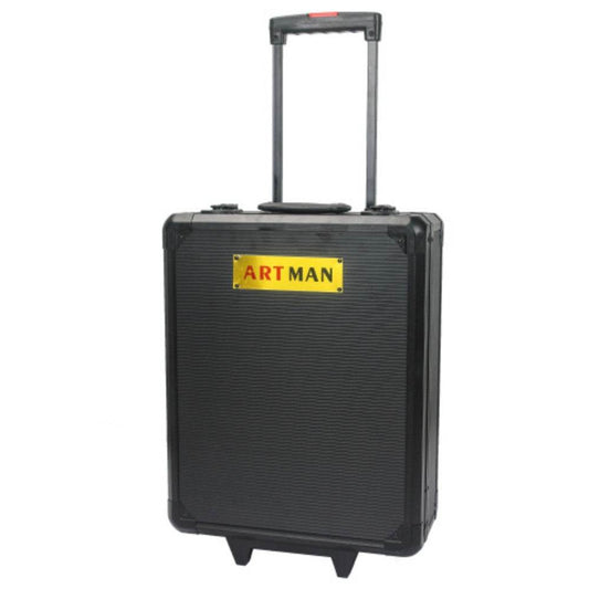 Black 4 Layer Wheeled Hand Tool Box for Easy Mobility - MLNshops