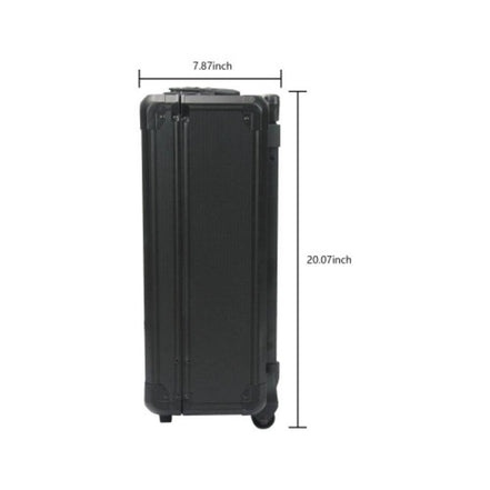 Black 4 Layer Wheeled Hand Tool Box for Easy Mobility