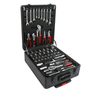 Black 4 Layer Wheeled Hand Tool Box for Easy Mobility