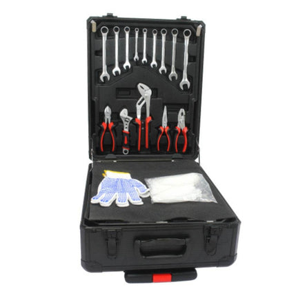 Black 4 Layer Wheeled Hand Tool Box for Easy Mobility