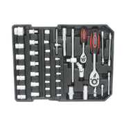 Black 4 Layer Wheeled Hand Tool Box for Easy Mobility