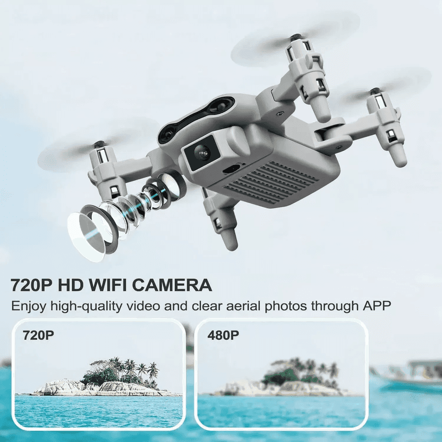 4DRC V9 Mini Drone for Kids Adults 720P HD FPV Camera, Foldable RC