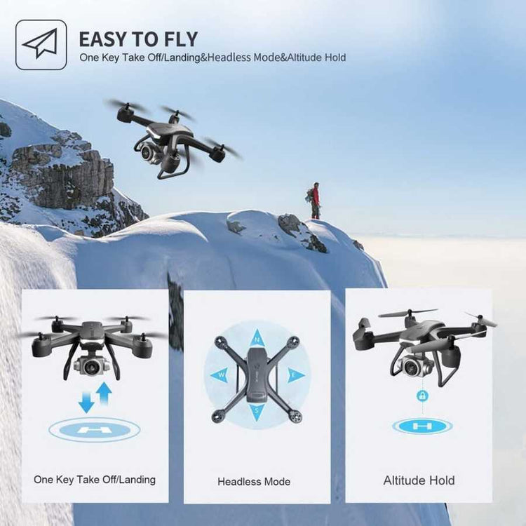2026 V14 Professional Drone 6K HD Dual Camera Wifi FPV 