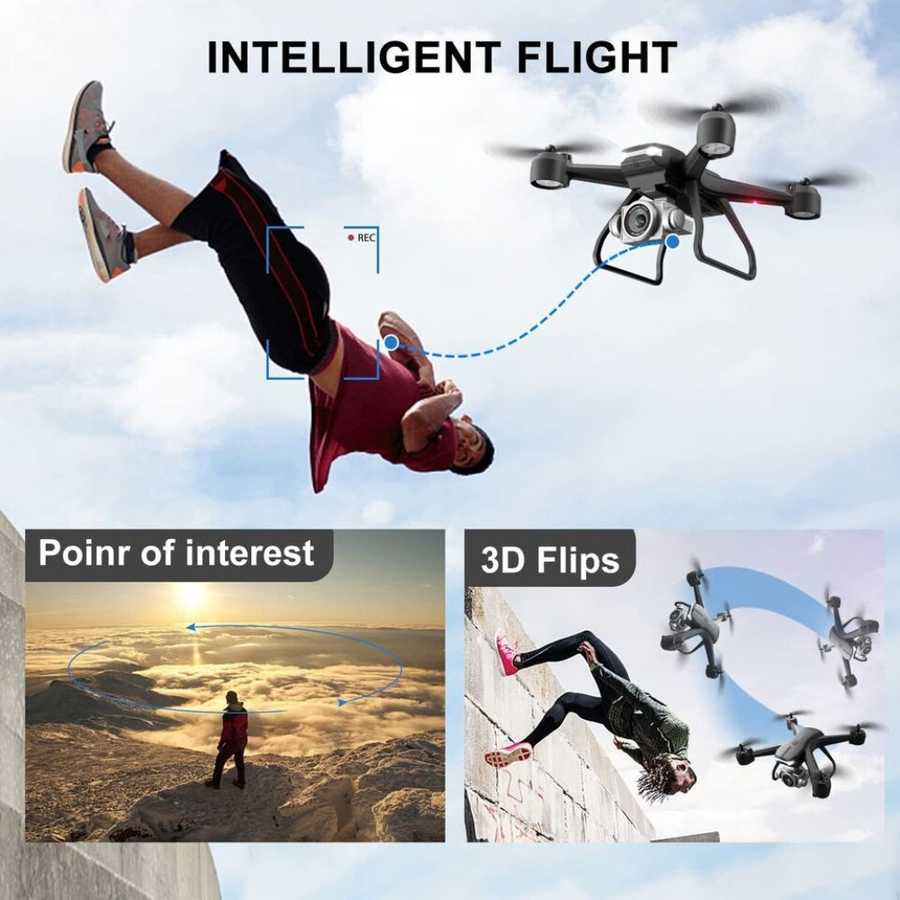 2026 V14 Professional Drone 6K HD Dual Camera Wifi FPV 