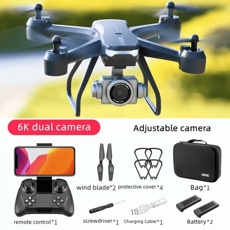 2026 V14 Professional Drone 6K HD Dual Camera Wifi FPV 