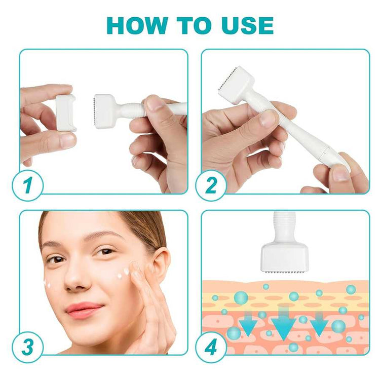 Microneedles Derma Roller - Microneedling Stamp | Skin Care Tool