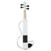 White electric violin on a white background