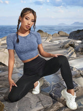 Model wearing Yoga Compression Shirt - Women&