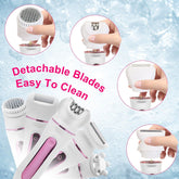 5 In 1 Electric Body Epilator Rechargeable Women&