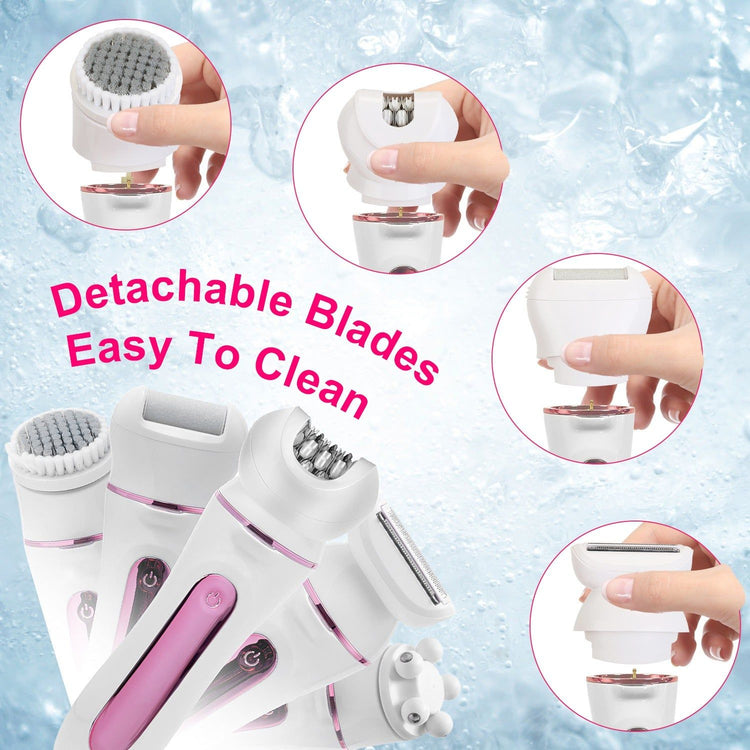 5 In 1 Electric Body Epilator Rechargeable Women&