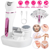 5 In 1 Electric Body Epilator Rechargeable Women&