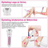 5 In 1 Electric Body Epilator Rechargeable Women&