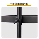 Threaded knob on a stand with a white background