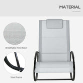 Material detail of breathable mesh fabric on outdoor chair