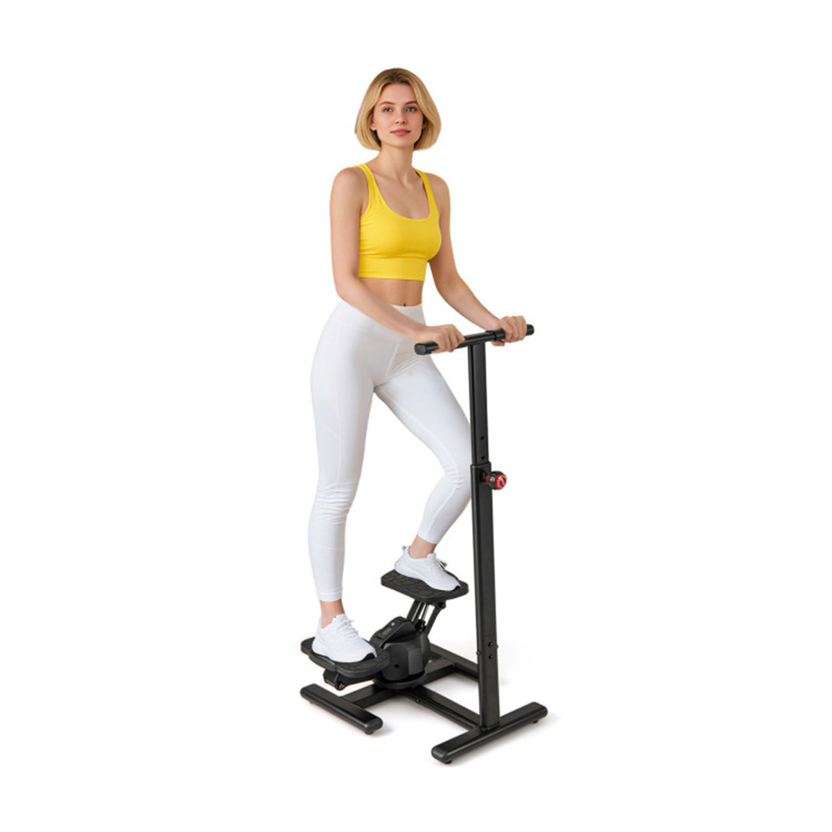Multi-Functional Exercise Stepper - Step+Twist Design, 300lbs Capacity, Non-Slip Pedals+Stable Metal Frame Default Title