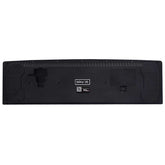 Bottom view of 54-Key Electronic Keyboard for Kids showing battery compartment and non-slip pads for stable use.