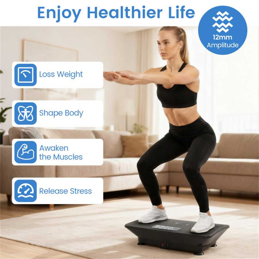 Vibration Plate Exercise Machine for Full-Body Workout