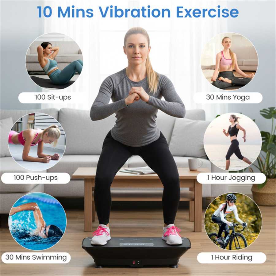 10-Minute Vibration Exercise Routine on Vibration Plate