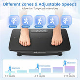 Adjustable Speed Vibration Plate with Targeted Zones