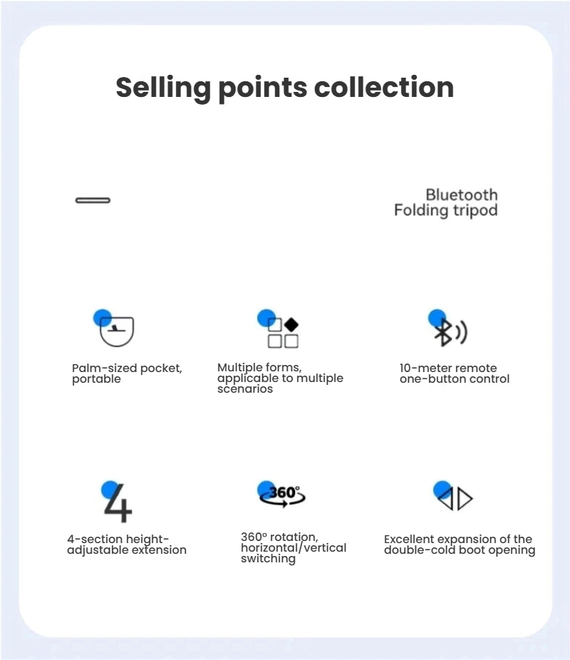 A promotional infographic on a pale blue background titled &