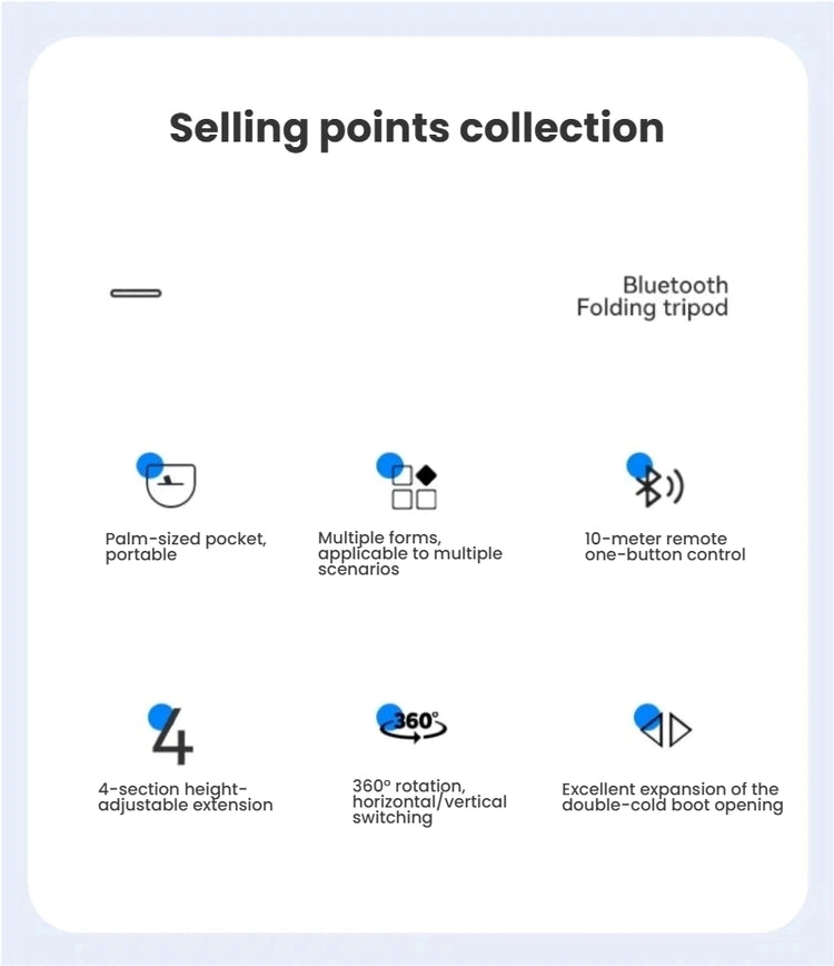 A promotional infographic on a pale blue background titled &