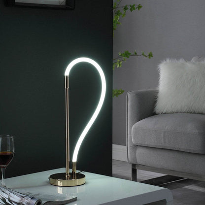 Elastilight LED Table Lamp with Magnetic End in Rose Gold