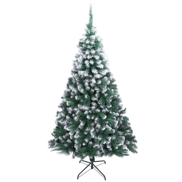 7FT Spray White PVC Christmas Tree 870 Branches MLNshops]