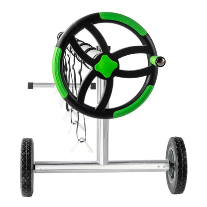 21ft Load-Bearing 60kg Aluminum Disc Version Aluminum Tube Five Sections (1.6m Without Groove) Swimming Pool Cover Reel Green MLNshops]