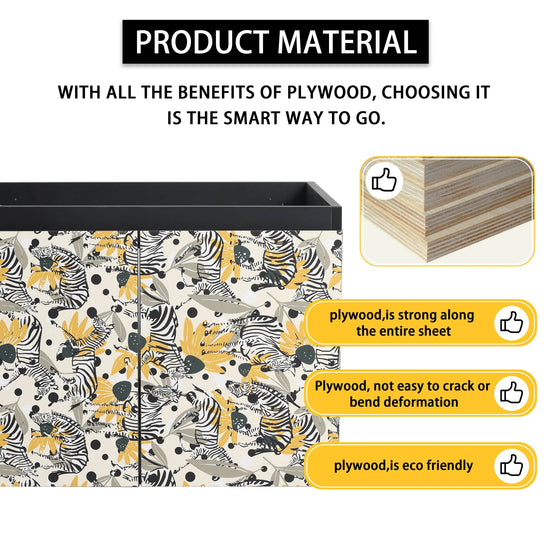 MLNshops 24 Inch Bathroom Vanity Door Panel with Artistic Design