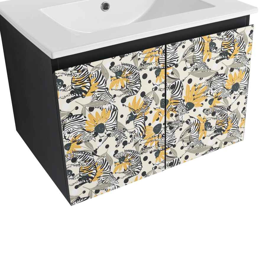 MLNshops 24 Inch Bathroom Vanity Door Panel with Artistic Design