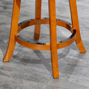 MLNshops 24 Inch Counter Height Swivel Stool with Cushion